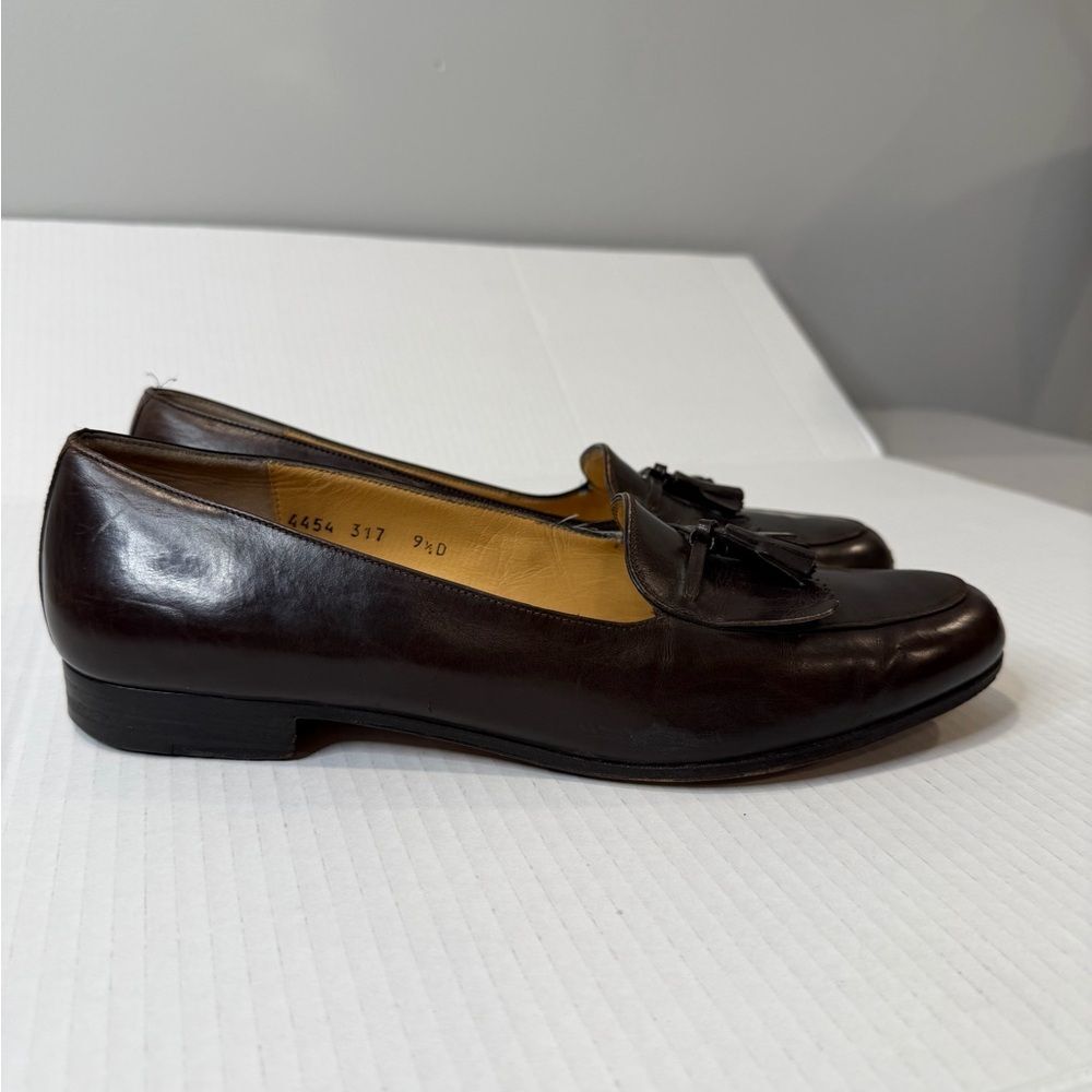 Salvatore Ferragamo Studio Tassels Kiltie Loafers Men’s Size 9.5 D